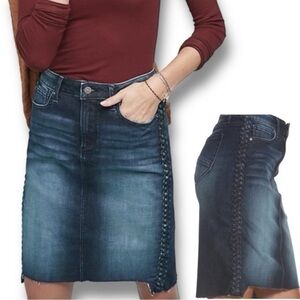 DRIFTWOOD Skylar Denim Pencil Skirt Size 28